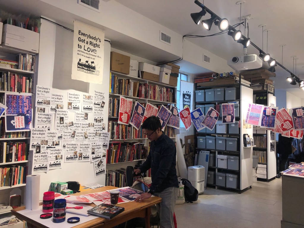 Media making at Interference Archive with the Poor People's Campaign